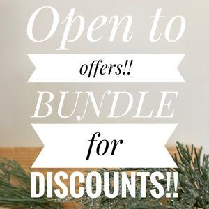 Don’t hesitate to make ANY OFFERS!!